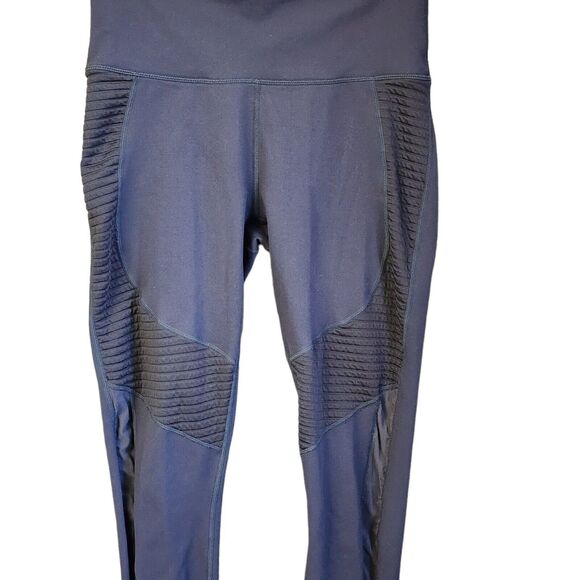 Fabletics Mid Rise Leggings Demi Lovato Women's Size S Elastic Waist Gray - Picture 3 of 11